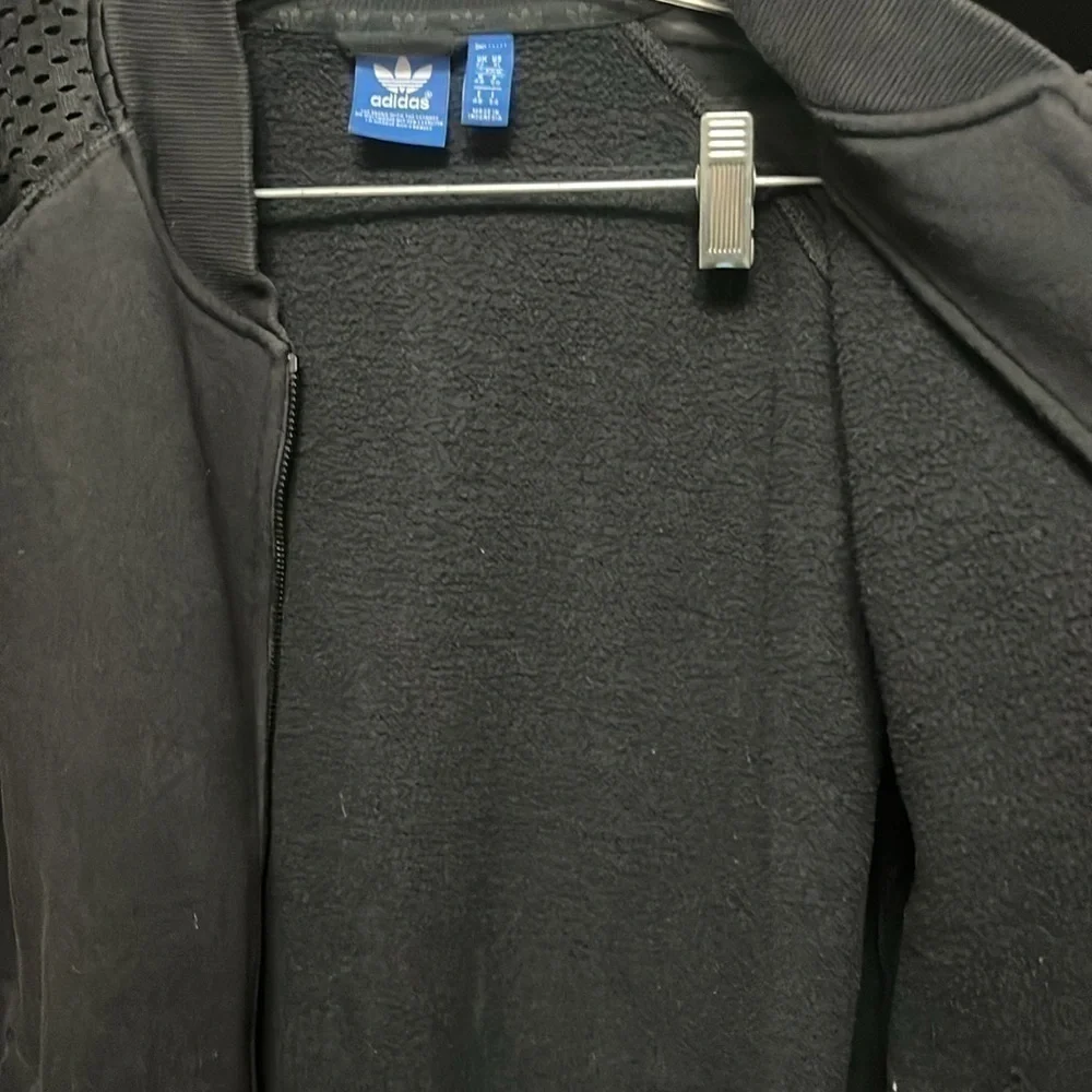 Adidas- black full zip jacket